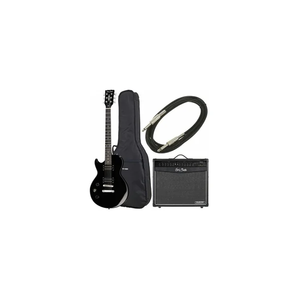 Harley Benton SC-200LH BK Student Ser Bundle