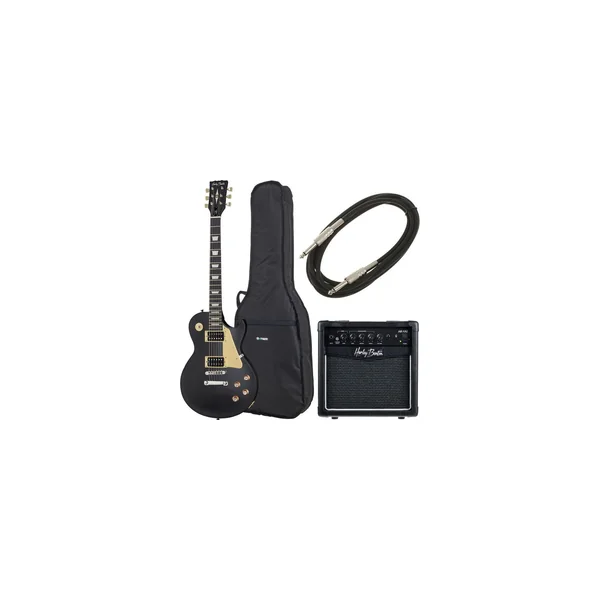 Harley Benton SC-400 SBK Vintage Seri Bundle