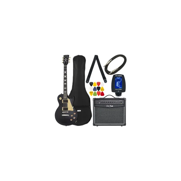 Harley Benton SC-400 SBK Vintage Seri Bundle