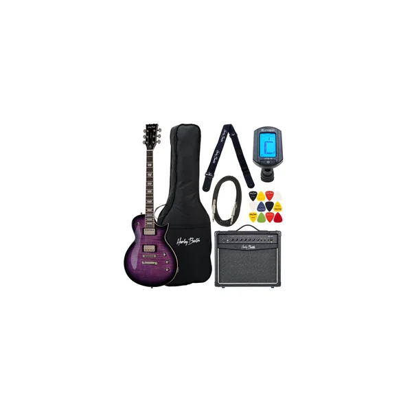 Harley Benton SC-Custom III Purple Bu Set