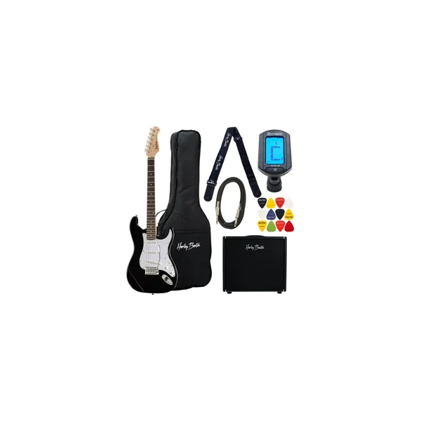 Harley Benton ST-20 BK Std.DNAFX AmP20 Set