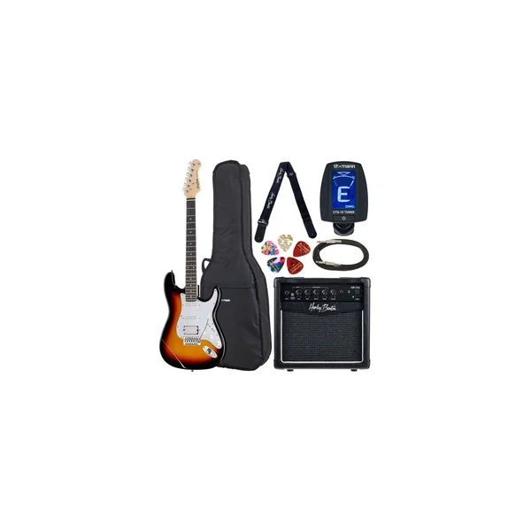 Harley Benton ST-20HSS SB Standard Bundle