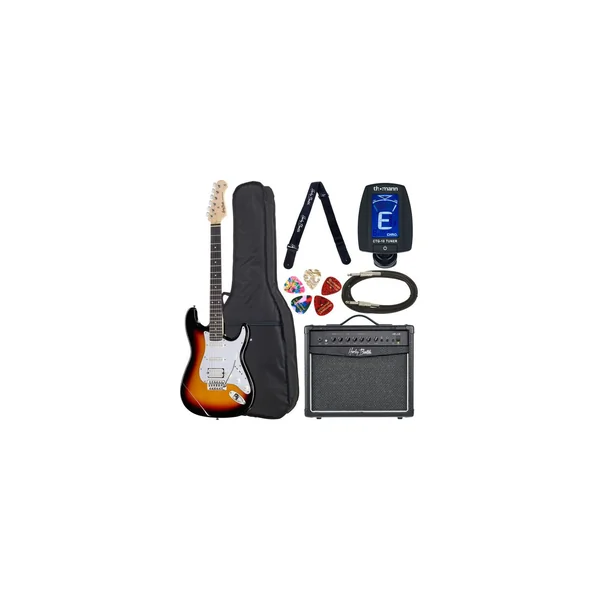 Harley Benton ST-20HSS SB Standard Bundle