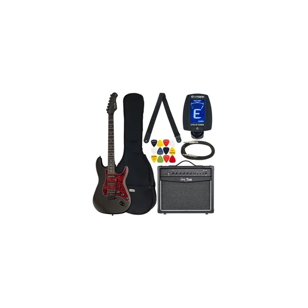 Harley Benton ST-20HSS Standard SBK Bundle