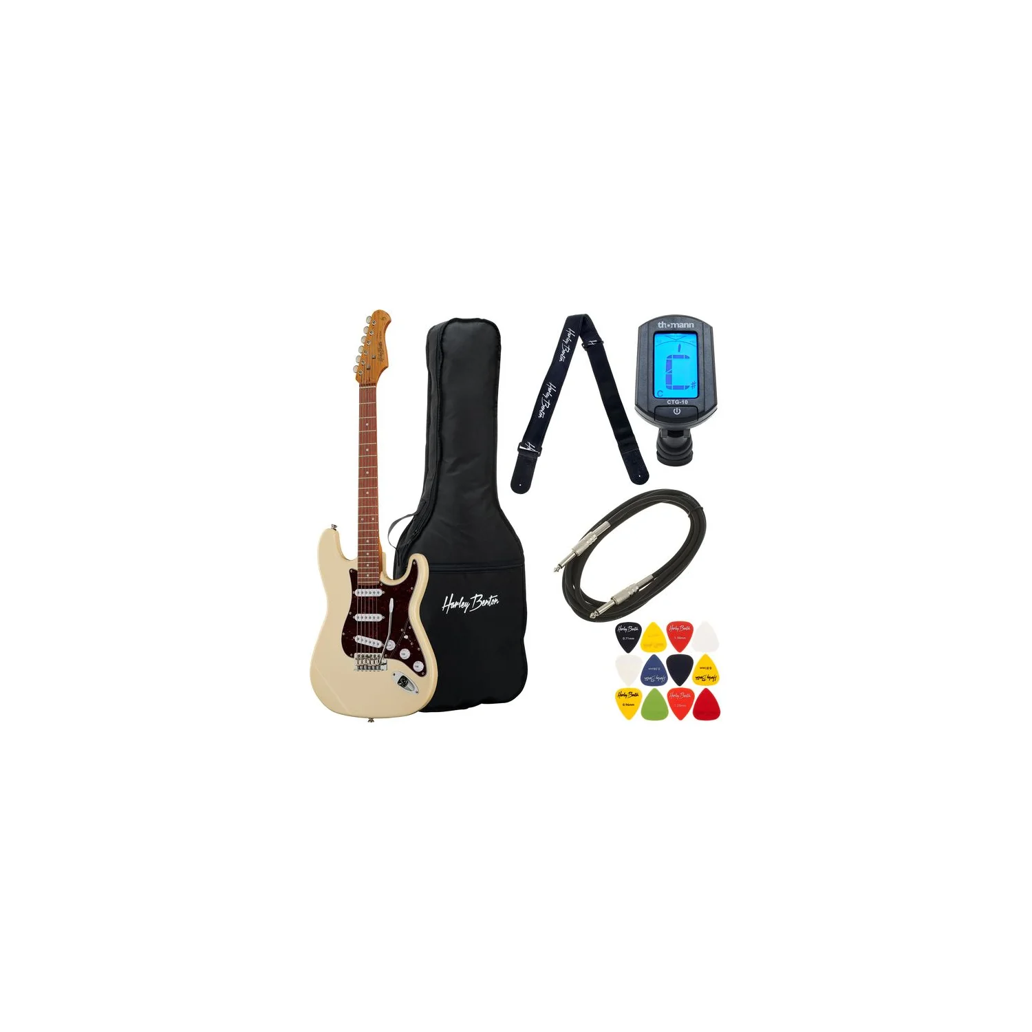 Harley Benton ST-62 VW Vintage Series Bundle