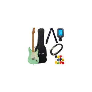 Harley Benton ST-62CC MN Seafoam Gree Bundle