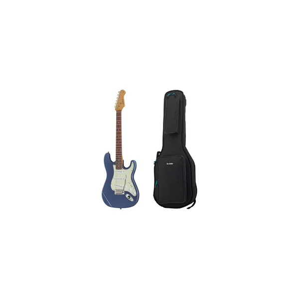 Harley Benton ST-62CC RW LPB Blue w/Bag
