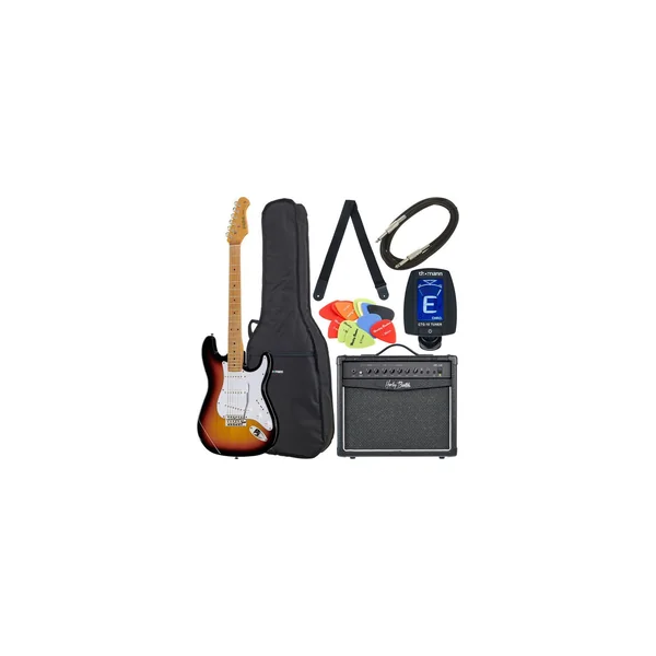 Harley Benton ST-62MN SB Vintage Bundle 1