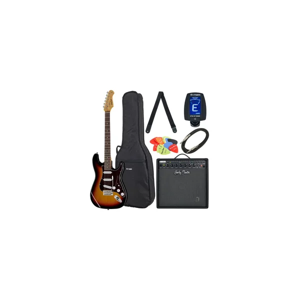 Harley Benton ST-62SB Vintage Series Bundle
