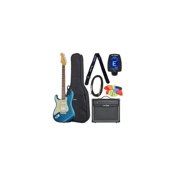 Harley Benton ST-Modern HSS LH LPB Bundle