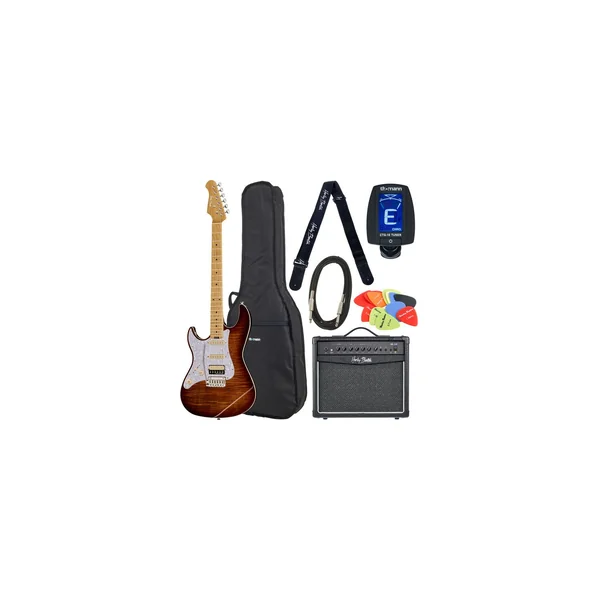 Harley Benton ST-Modern MN HSS LH FBB Set