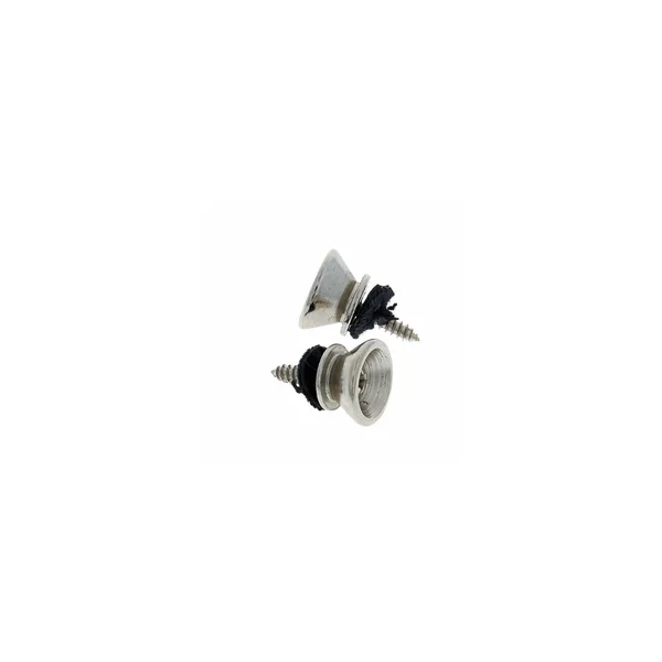 Harley Benton Strap Knob Set Chrome