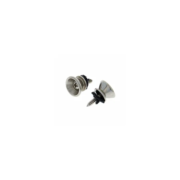 Harley Benton Strap Knob Set Chrome