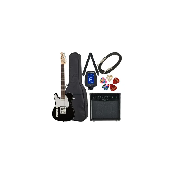 Harley Benton TE-20 BK LH Standard Set 3
