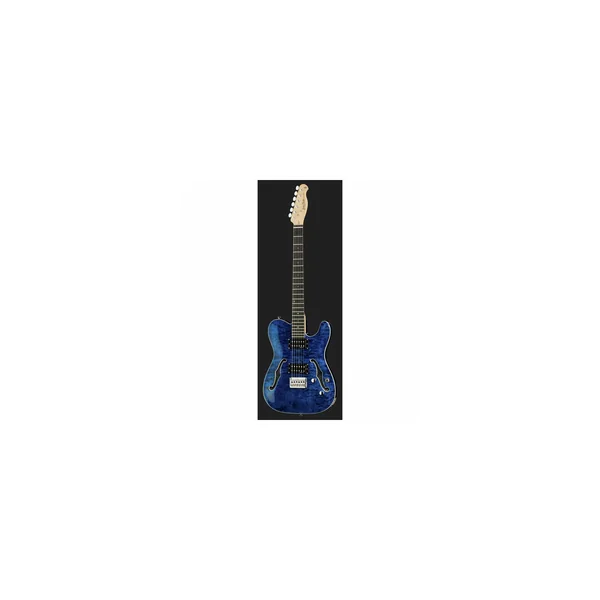 Harley Benton TE-90QM HH Trans Blue