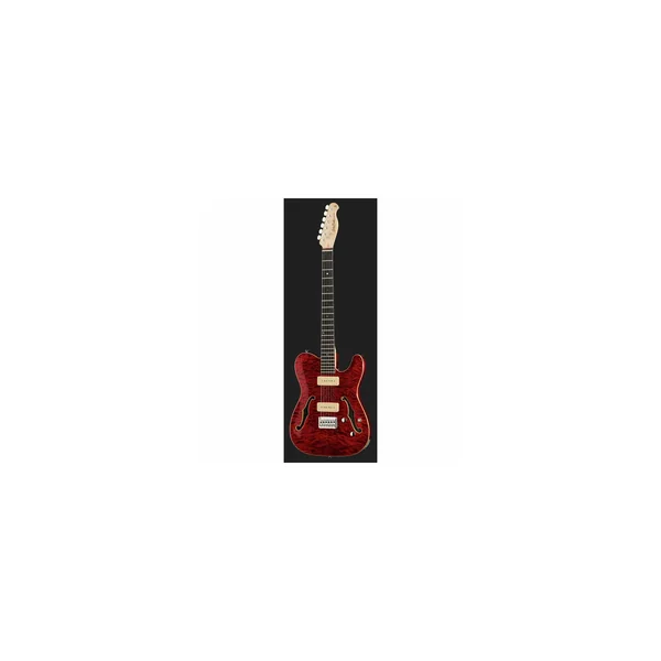 Harley Benton TE-90QM Trans Red