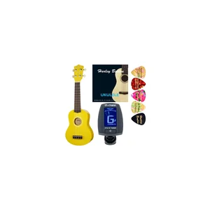 Harley Benton UK-12 Yellow Bundle