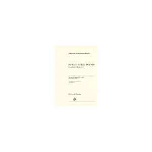 Henle Verlag Bach Die Kunst der Fuge