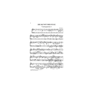 Henle Verlag Bach Die Kunst der Fuge