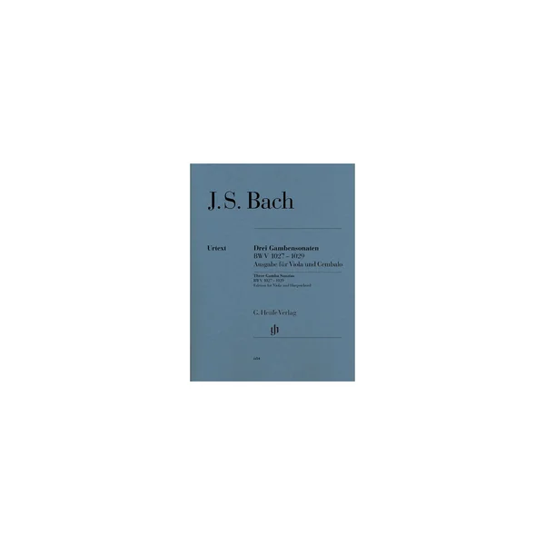 Henle Verlag Bach Drei Gambensonaten Viola