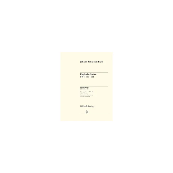Henle Verlag Bach Englische Suiten