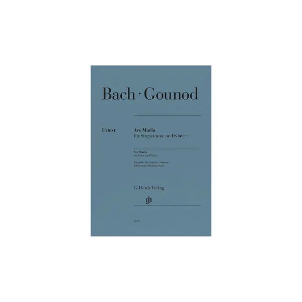 Henle Verlag Bach/Gounod Ave Maria mittel