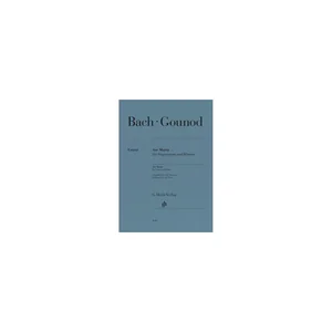 Henle Verlag Bach/Gounod Ave Maria tief