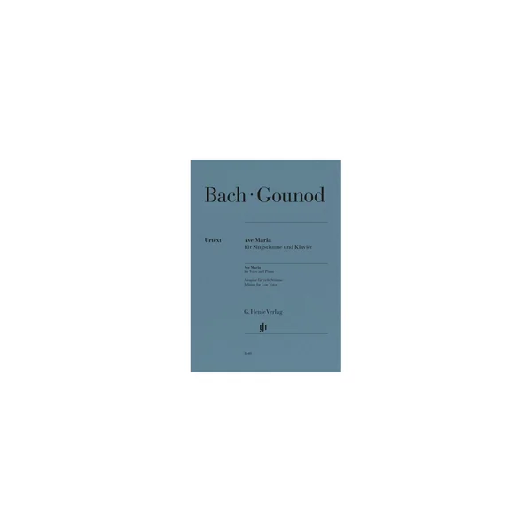 Henle Verlag Bach/Gounod Ave Maria tief