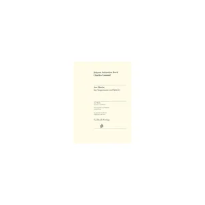 Henle Verlag Bach/Gounod Ave Maria tief