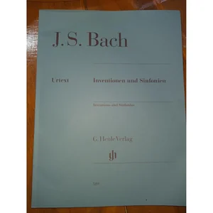 Henle Verlag Bach Inventionen und Sinfonien
