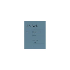 Henle Verlag Bach Italienisches Konzert