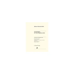 Henle Verlag Bach Notenbüchlein