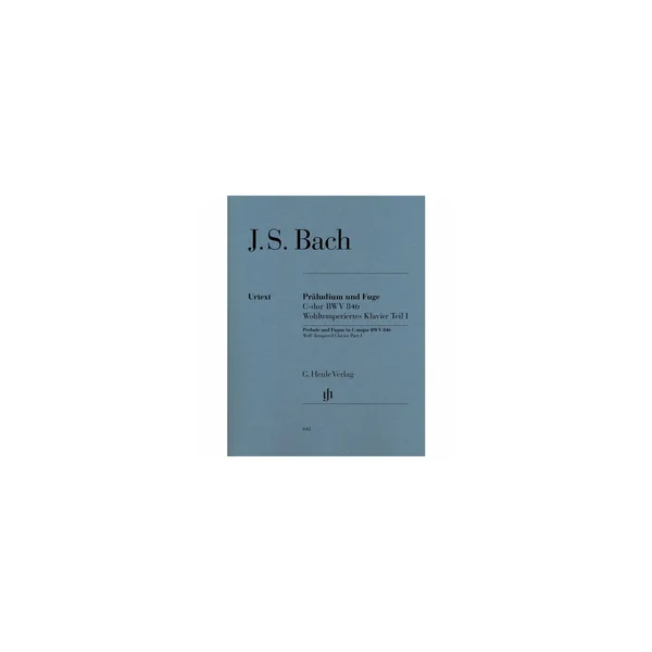 Henle Verlag Bach Präludium C-Dur BWV 846