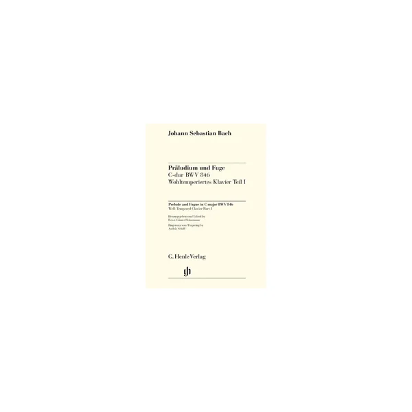 Henle Verlag Bach Präludium C-Dur BWV 846