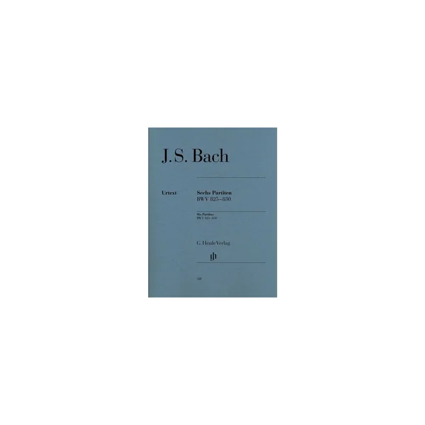 Henle Verlag Bach Sechs Partiten BWV825-830