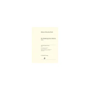 Henle Verlag Bach Wohltemperiert Klavier I