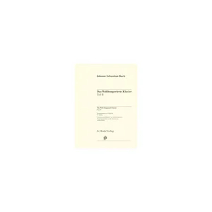 Henle Verlag Bach Wohltemperiert Klavier II