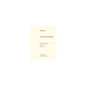 Henle Verlag Bartók Ungarische Volkslieder