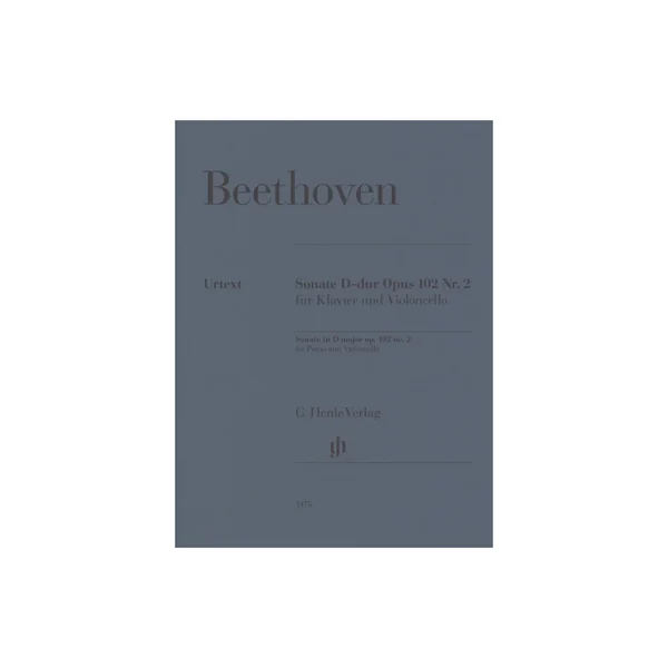 Henle Verlag Beethoven Cellosonate op.102/2