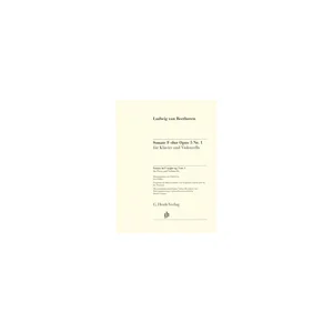Henle Verlag Beethoven Cellosonate op.5/1