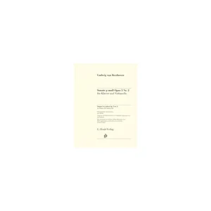 Henle Verlag Beethoven Cellosonate op.5/2