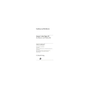 Henle Verlag Beethoven Cellosonate Op.69
