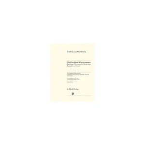 Henle Verlag Beethoven Fünf Klaviersonaten