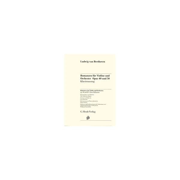 Henle Verlag Beethoven Violinromanzen