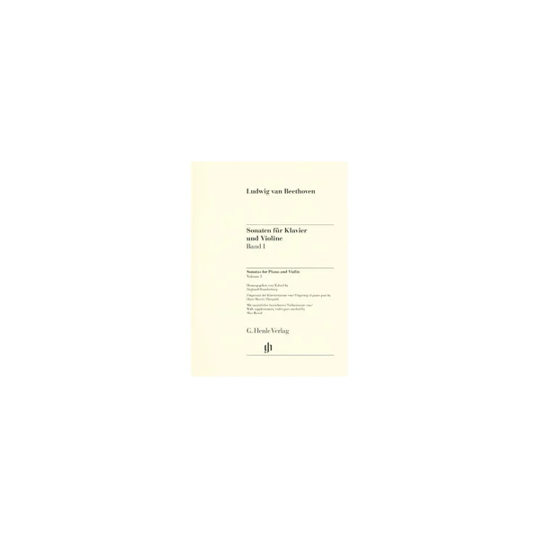 Henle Verlag Beethoven Violinsonaten 1