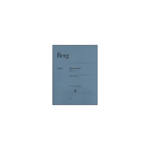 Henle Verlag Berg Klaviersonate op. 1