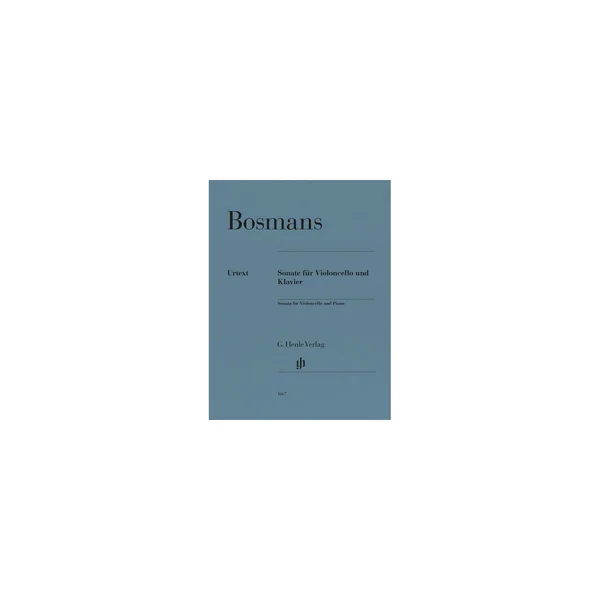 Henle Verlag Bosmans Cellosonate