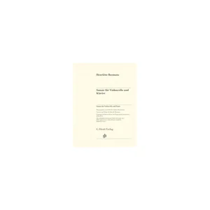 Henle Verlag Bosmans Cellosonate