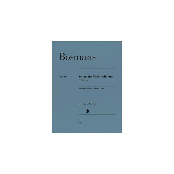 Henle Verlag Bosmans Cellosonate