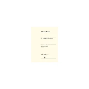 Henle Verlag Brahms 51 Übungen für Klavier